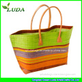 2015 Colorful Mixed Color Paper Straw Beach Bag